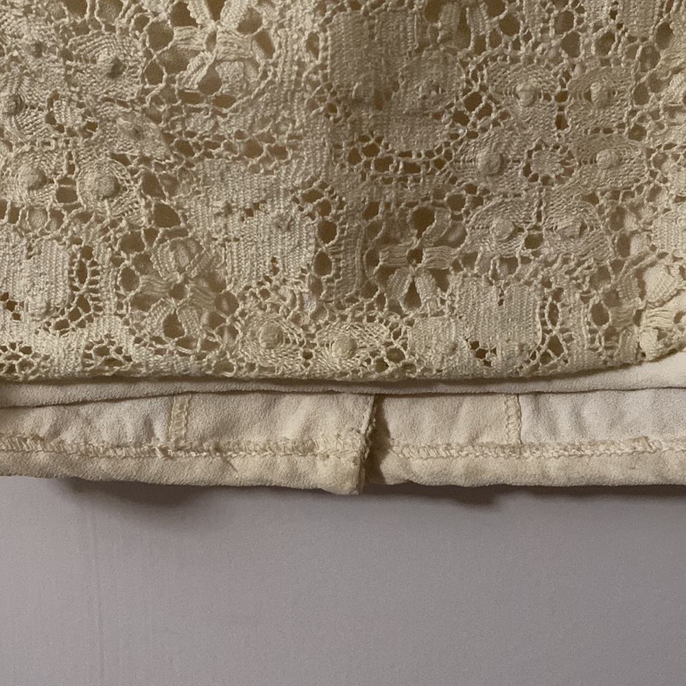 Jo Hardin Vintage Lace Crop Top - vintage size 14 - Picture 4 of 8